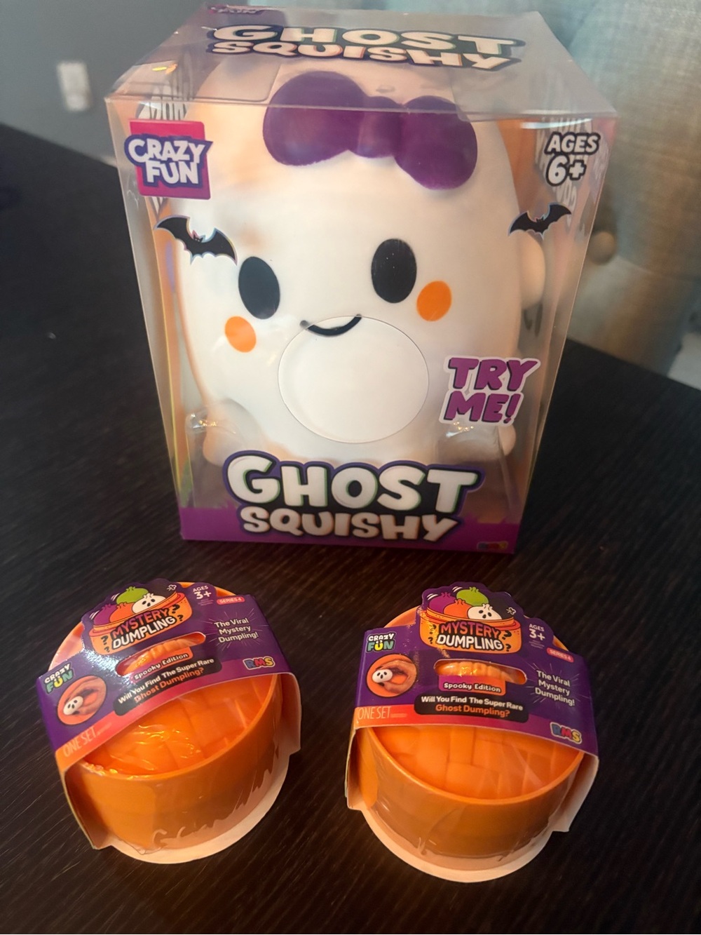 RMS Girl Ghost Squishy & Set of 2 MINI RMS Halloween Dumplings